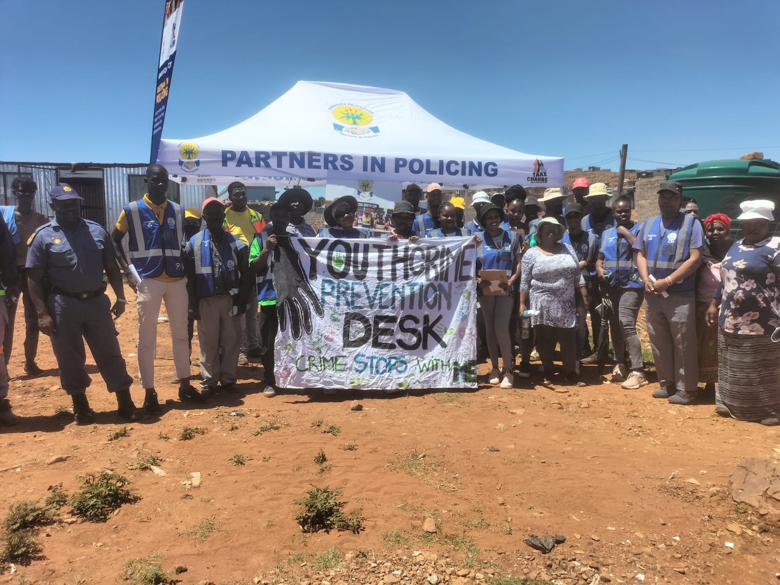 Alarming crime levels in Lenasia South spark door-to-door awareness campaign in Moira Park