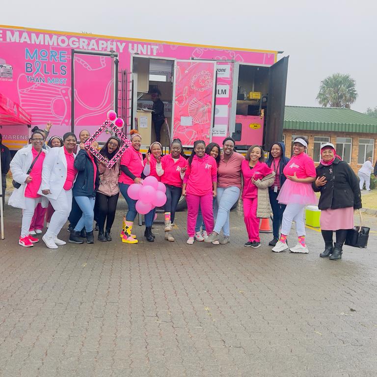 Johannesburg Health District collaborates with leading hospitals for Breast Cancer Awareness Campaign at Lenasia South District Hospital