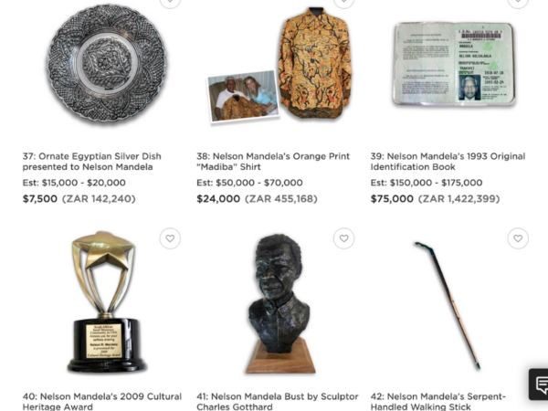 Minister Kodwa welcomes decision to suspend auction of Nelson Mandela’s items