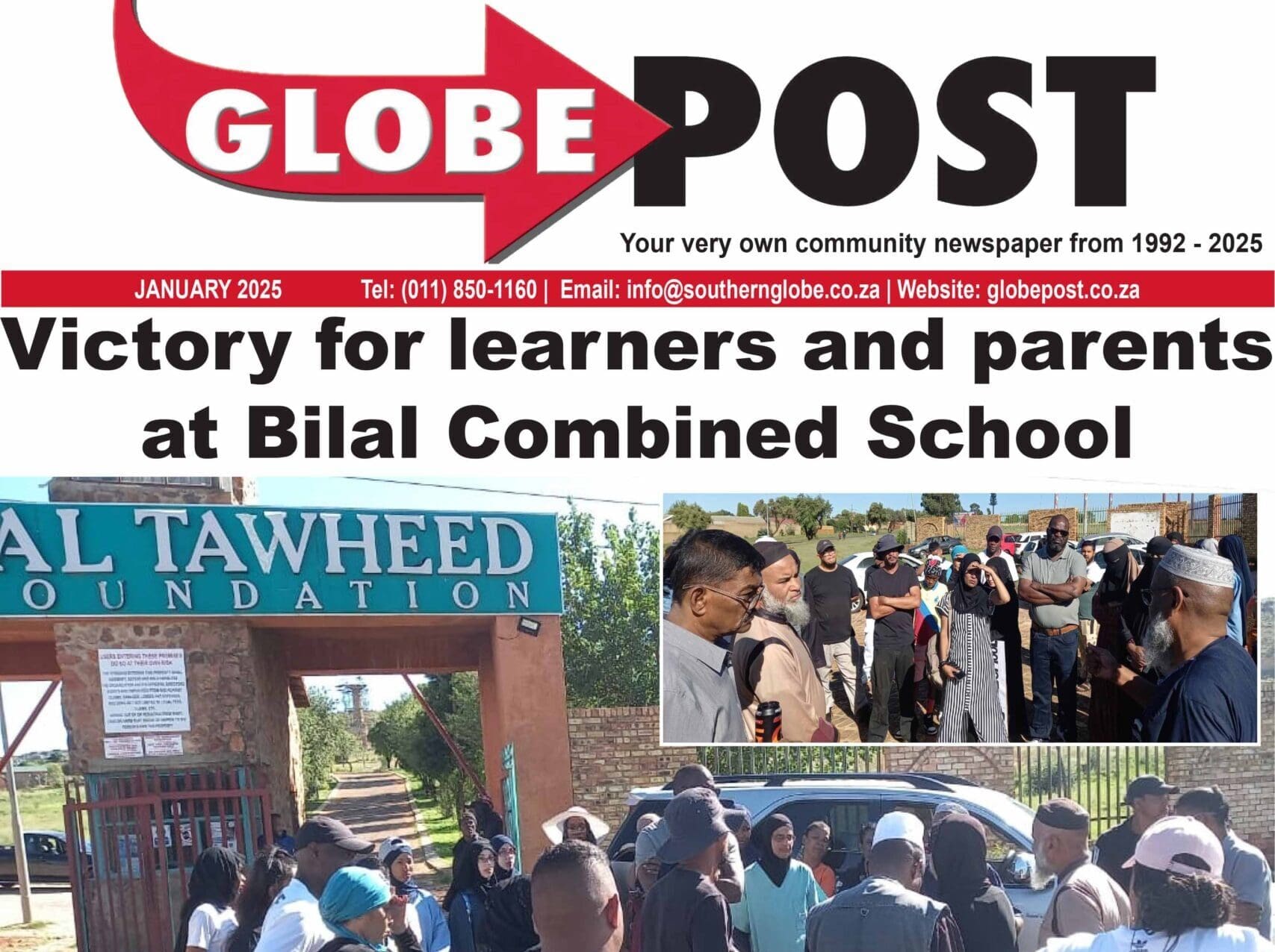 Current Issue: Globe Post End January 2025