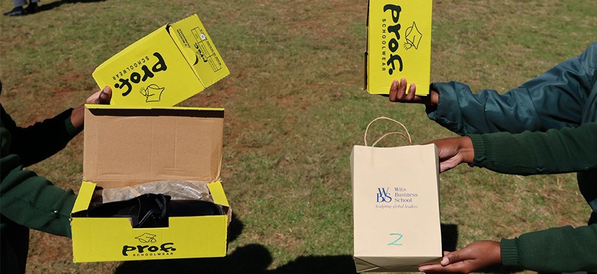 Happy feet: “Walk a Child to School” donates school shoes to Mid-Ennerdale Primary