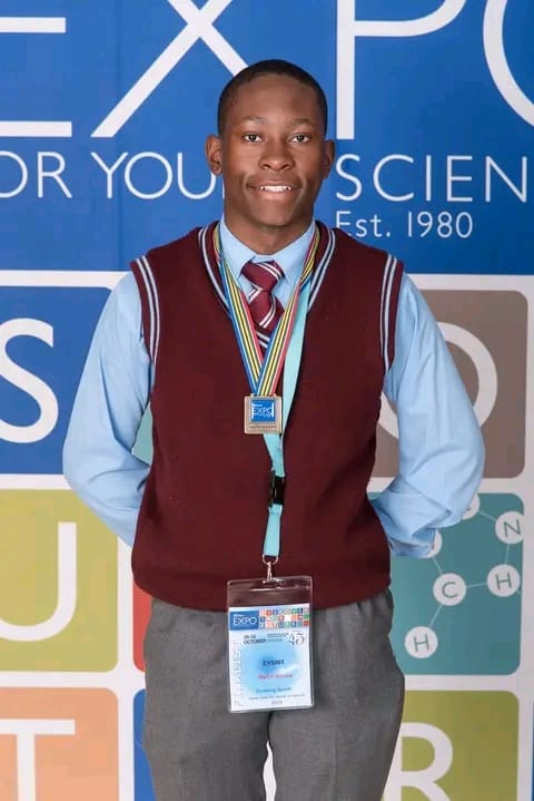 Lawley’s innovator Naftal Khoza wins bronze at International Science Fair