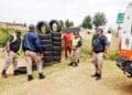 JMPD confiscates tyres from illegal traders in Lenasia South