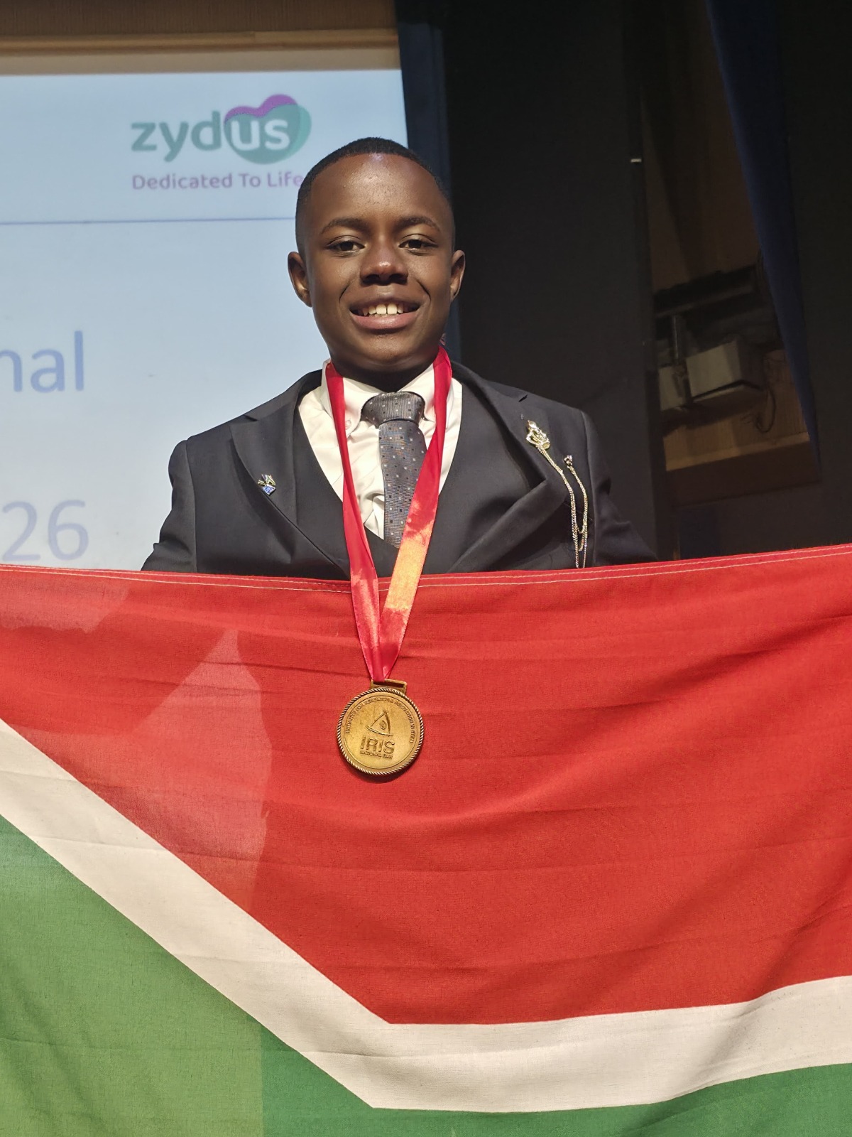 Ennerdale’s young scientist wins gold at IRIS Global Symposium in India